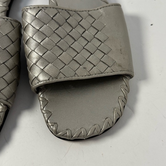 Robert Zur Metallic Slide Sandals - Picture 5 of 7